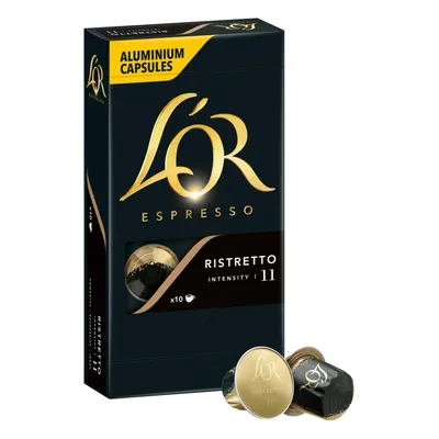 Image de L'Or Espresso Ristretto | 10 capsules Nespresso® comp. Nespresso® comp