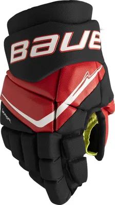 Produktbild von BAUER Vapor Fly40 Handschuhe Junior, Größe:11 Zoll, Farbe:schwarz/rot