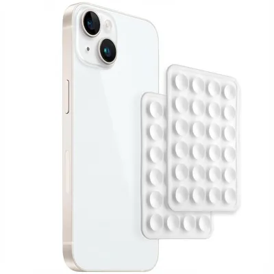 Immagine prodotto di Selencia ﻿Confezione da 2 supporti per telefono con ventosa - Bianco