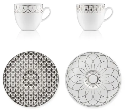 Produktbild von Goebel First.Platin Kaffeetassen Set