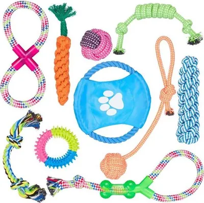 Immagine prodotto di Set di giocattoli per cani 10 pezzi