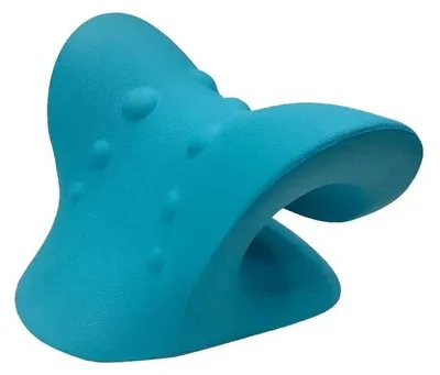 Obrázok produktu pre Masážny vankúš, opora krčnej chrbtice, uvoľnenie svalov, zelený