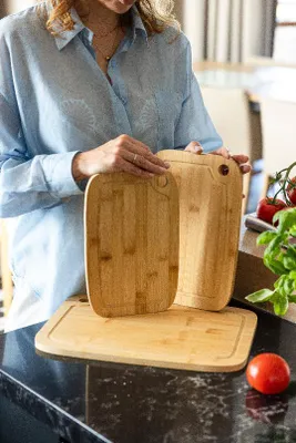 Productafbeelding van Set van 3 Florina snijplanken van bambushout