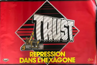Produktbild von TRUST – Repression im Hexagon – Tournee 1980 – PLAKAT / POSTER – 80x120 cm