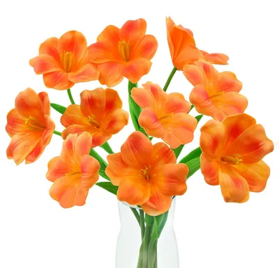 Produktbild von Realistische Kunsttulpen – Blumenstrauß aus künstlichen Blumen – Dekoration für den Außenbereich – Hochzeitsdekoration – Partydekoration – 10 Stück