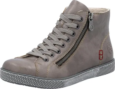 Produktbild von Rieker Damen Schnürboots Stiefeletten Schnürung Z1221, Größe:41 EU, Farbe:Grau