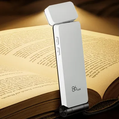 LED-Leselampe mit Clip, wiederaufladbar, 3 Farbtemperaturen, 80 Std.