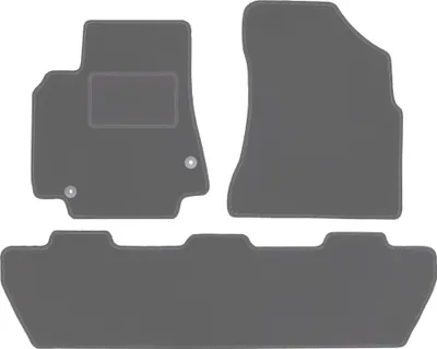 Produktbild von Graphite Automatten für: Peugeot Partner II Kombivan, Tepee, 5-Sitzer (2008-2018)