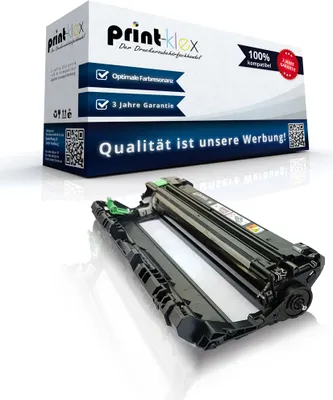 A product shot of a printer drum unit and its packaging.
