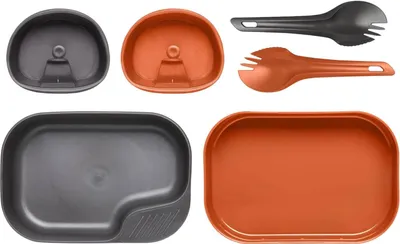 Zdjęcie produktu dla Zestaw obiadowy Wildo® Camp-A-Box® Duo Light pomarańczowo-szary