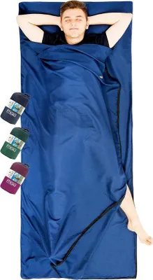 Produktbild von Famanu 2-in-1 Schlafsack mit durchgehendem Reißverschluss - Leicht und komfortabel