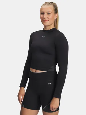 Productafbeelding van Under Armour UA Vanish Seamless dames T-shirt met lange mouwen, kleur zwart, maat M
