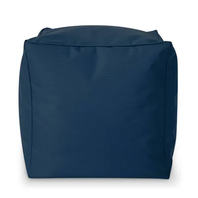 Produktbild von Green Bean® Sitzhocker "Cube" 40x40x40cm mit EPS Perlen Füllung - Fußhocker für Sitzsäcke - Dunkelblau