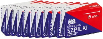 Produktbild von Grand Stecknadeln 15mm Silber 10x 50g Packung