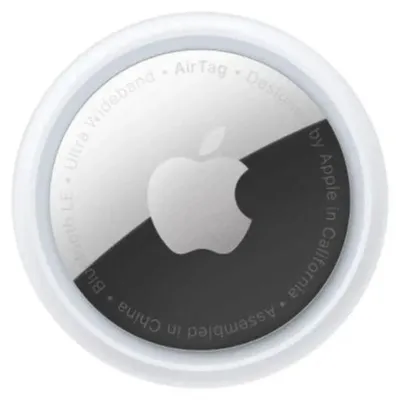 Obrázek produktu pro Apple AirTag, Položka, Vyhledávač, Stříbrná, Bílá, Prachuodolný, IP67, CR2032