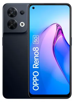 Produktbild von OPPO Reno8 5G 8GB/256GB Schwarz (Shimmer Black) Dual-SIM