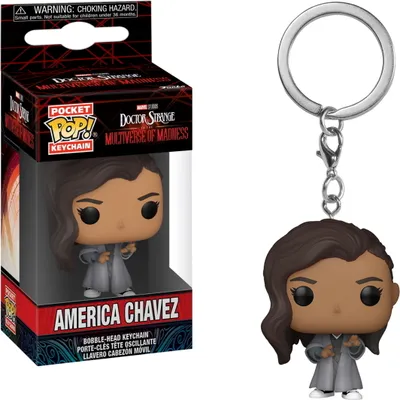 Produktbild von Marvel Doctor Strange Multiverse of Madness - America Chavez  - Schlüsselanhänger Funko Pocket POP! Keychain