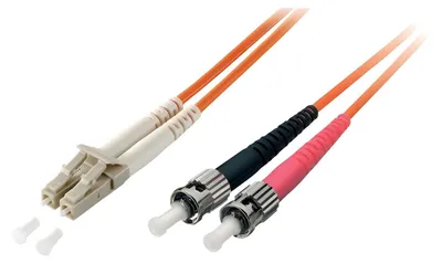 Produktbild von Equip LWL Patchkabel LC->ST 15.00m Singlemode Duplex OS2 ge Polybeutel