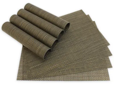 Produktbild von Tischsets ELEGANCE 8er Set Schwarz als Tischuntersetzer