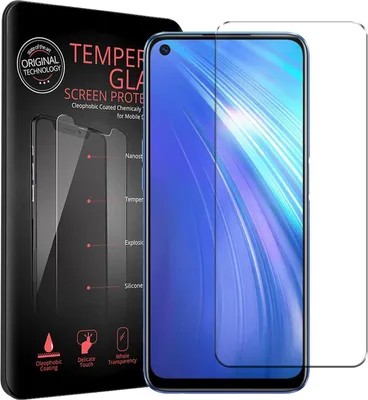Produktbild von 2x Conie Glasfolie für Realme 6 / Realme 6s Displayschutz Folie Panzer Glas Premium Schutzfolie Set Blasenfrei