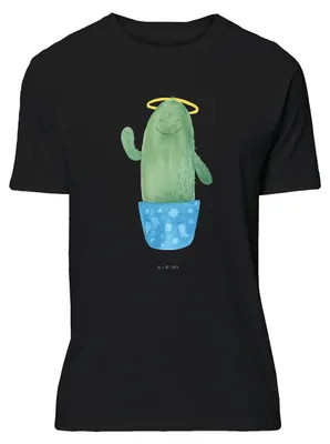 Produktbild von Mr. & Mrs. Panda T-Shirt Kaktus Heilig - Schwarz - Geschenk, Eltern, Lustig, Lustiges, mit Spruch, Kakteen, Familie, Freundin, Bruder, S, Shirt, Tshirt