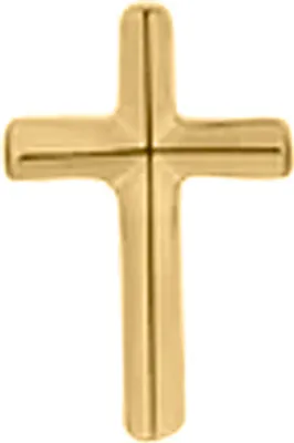 Produktbild von Xenox Damen 925 Sterling Silber Kreuz-Piercing in goldfarben - PIERCING - XS91470G