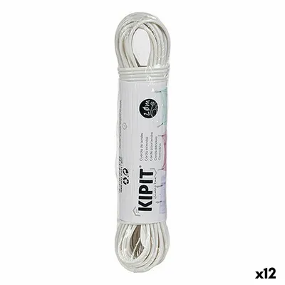 Obrázok produktu pre Šnúra na bielizeň biela PVC 20 m (12 kusov)