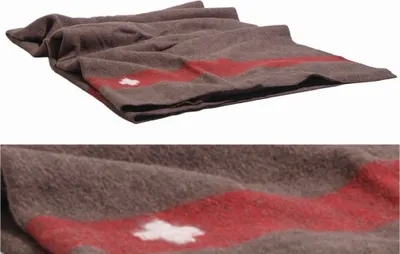 Produktbild von Schweiz.wolldecke 200X140 Cm Braun