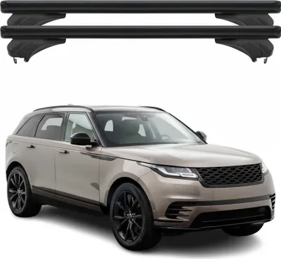 Zdjęcie produktu dla Bagażnik dachowy Menabo do Land Rover Range Rover Velar L560 2017-2025, aluminium, czarny, 2 szt.