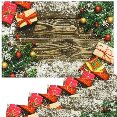 Immagine prodotto di Tovagliette Tovagliette in tessuto Regali di Natale Legno