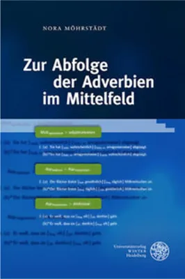 Immagine prodotto di Zur Abfolge der Adverbien im Mittelfeld
