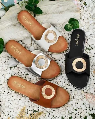 Obrázek produktu pro Royalfashion Dámské žabky s plochou podrážkou Olerna, velikost 36