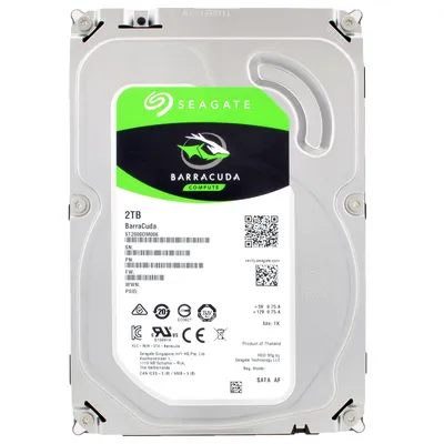 Produktbild von Seagate Barracuda ST2000DM006, 2 TB, 7200 RPM, 64 MB, 3.5", Serial ATA III
