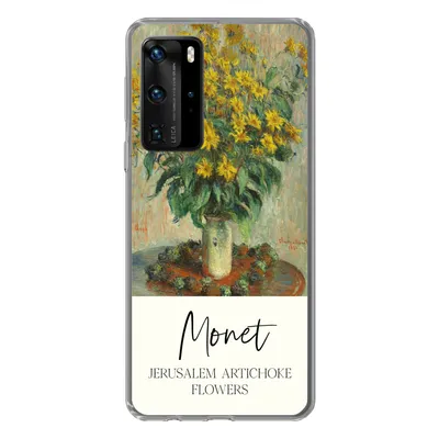 Produktbild von MuchoWow® Handyhülle Schutzhülle Hülle für Huawei P40 Pro Alte Meister - Malerei - Monet Silikon Softcase Handy Hülle - Schutz