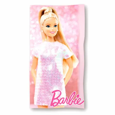 Produktbild von Mattel - Premium ręcznik plażowy Barbie z mikrofibry, oficjalny produkt