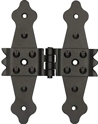 Produktbild von KOTARBAU® Mittelkreuzband 160 mm Ladenmittelband Fensterband Faltladen Pulverbeschichtet Schwarz Universal Scharniere Möbel Türen Verbindung Torband