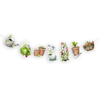 Produktbild von Grätz Verlag, Girlande Garten, Gartenliebe, Dekoration