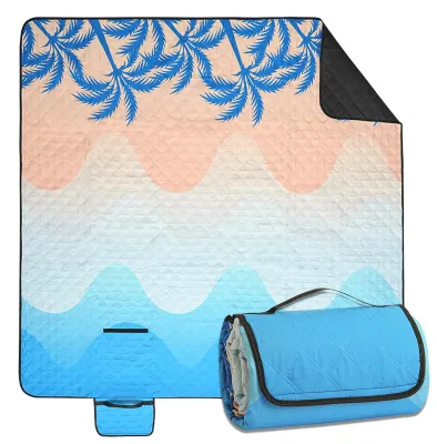 Zdjęcie produktu dla Koc piknikowy 200 x 200 cm - Wodoodporny - Izolowany - Miękki - Oddychający - Przyjazny dla skóry - Mata plażowa