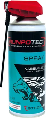 Produktbild von RUNPOTEC Kabelgleitmittel Spray 400 ml, 1 Stk.