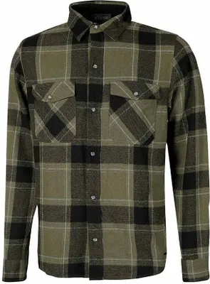 Produktbild von U-Power Flanellhemd Cedar, Farbe:dark green, Größe:3XL