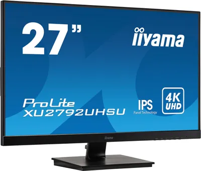Obrázek produktu pro iiyama ProLite XU2792UHSU-B1, 68,6 cm (27"), 3840 x 2160 px, 4K Ultra HD, LED, 4 ms, Černá