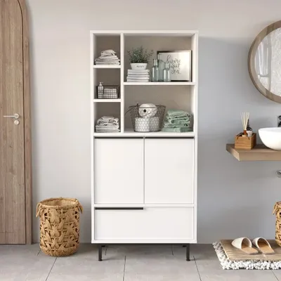 Obrázek produktu pro Koupelnová skříňka Houseland Dolabis bílá