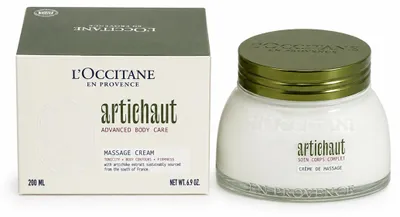 Produktbild von L'Occitane Artichoke, Creme, Frauen, Anti-Zellulite, Feuchtigkeitsspendend, Glättend, Jeder Hauttyp, 200 ml, Topf