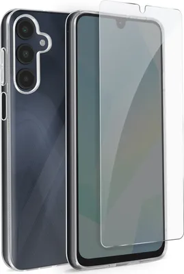 Produktbild von Mayaxess, Schutz-Set für Samsung Galaxy A16 Schutzhülle und 9H Bildschirmfolie, Transparent