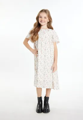 Produktbild von SAPORTA madchen (Kinder) kleid - weiss blume, 128