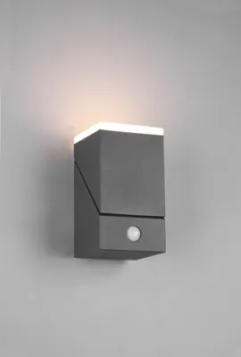 Obrázek produktu pro Trio Avon LED nástěnné svítidlo 7W antracitová teplá bílá senzor pohybu