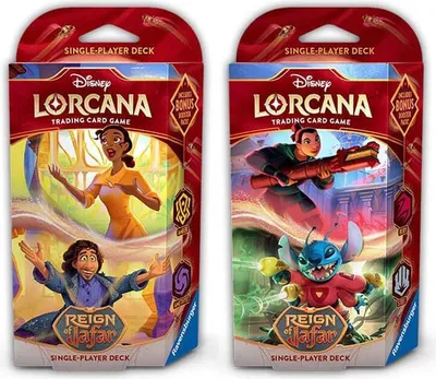 Zdjęcie produktu dla Lorcana Reign of Jafar: 2 Starter Deck Set German