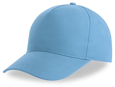 Produktbild von Atlantis RECF | Recy Five Cap Baseballkappe recycelter Polyester - Farbe: Light Blue - Größe: One Size