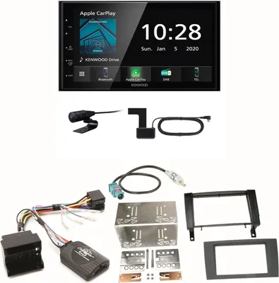 Produktbild von Kenwood DMX5020DABS Android Auto CarPlay Einbauset für Mercedes SLK R171