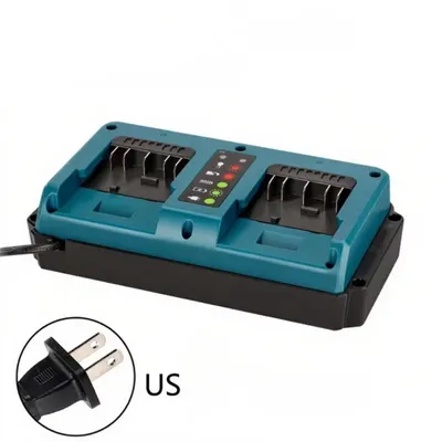 Produktbild von Schnellladegerät Dual-Port kompatibel mit Bosch 14,4V 18V Li-Ion 5A, KI-generiertes Bild